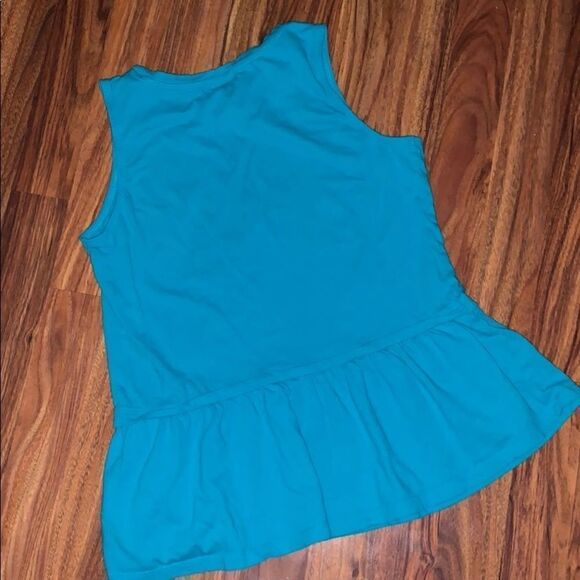 Old Navy Teal Feminine Tank Womens Size Extra Small - Picture 3 of 3